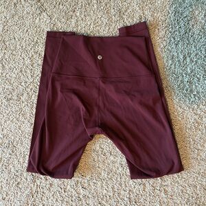 lululemon athletica Burgundy Leggings